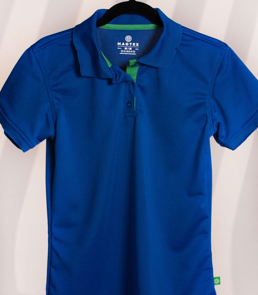 Men's Royal Blue Pique Polo Shirt - Champ Fit - Image 4