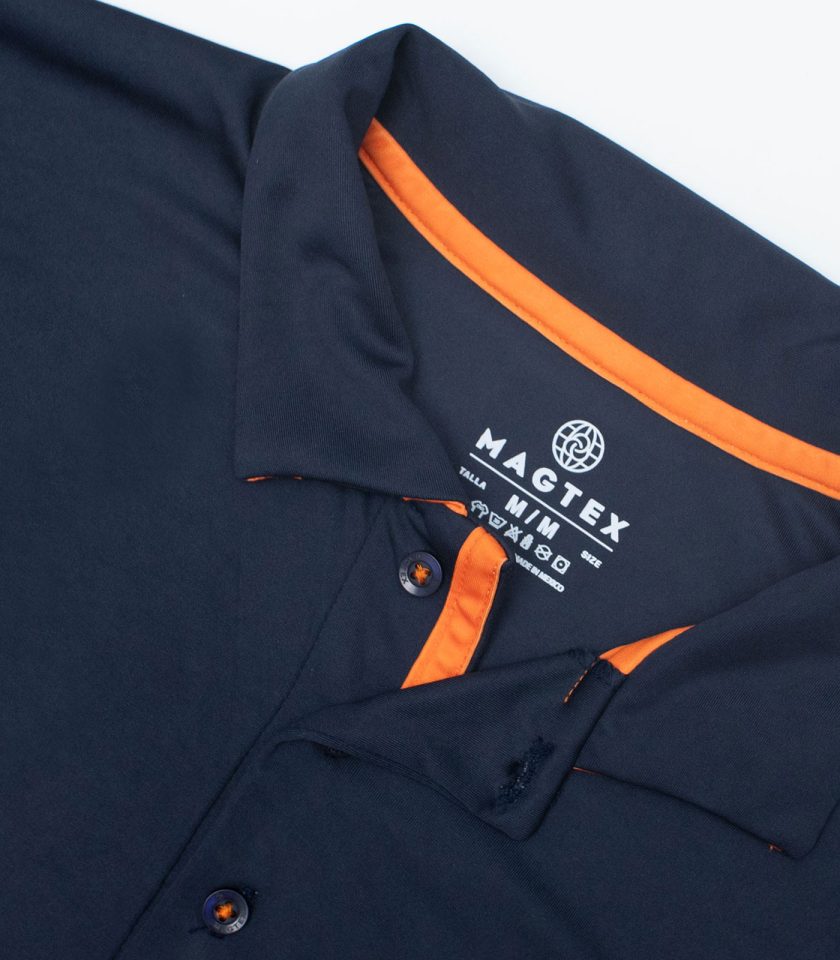 Navy Blue Dry Fit Polo Shirt - Gold Champion - Image 4