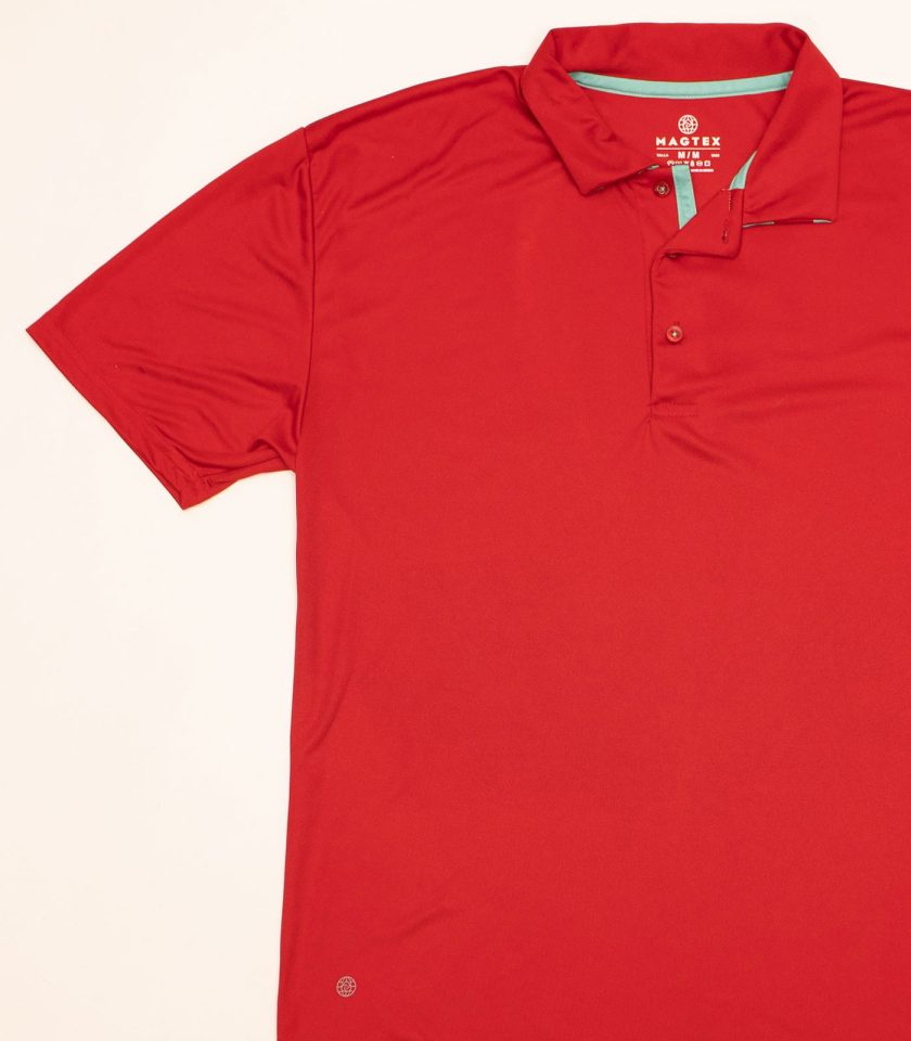 Red Dry Fit Polo Shirt - Gold Champion - Image 2