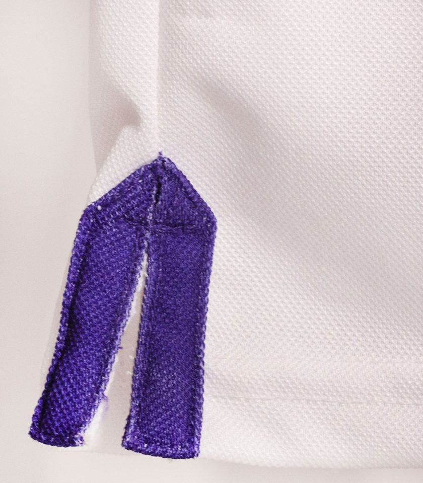Men's White Pique Polo Shirt - Champ Fit - Image 4
