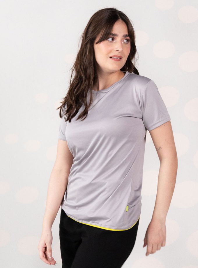 Gray Dry Fit T-Shirt - Gold Victory