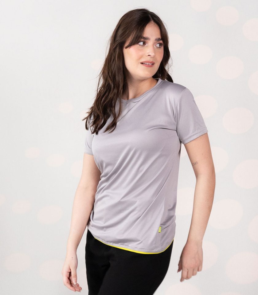 Gray Dry Fit T-Shirt - Gold Victory