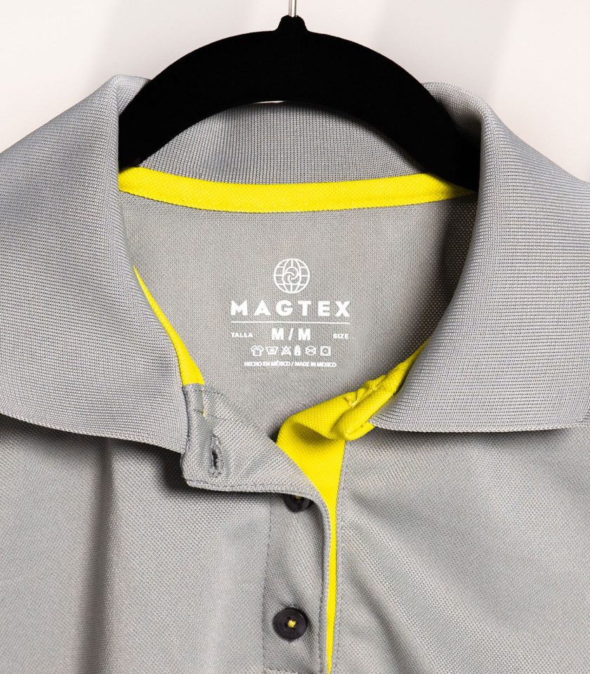Women's Gray Pique Polo Shirt - Champ Fit - Image 2