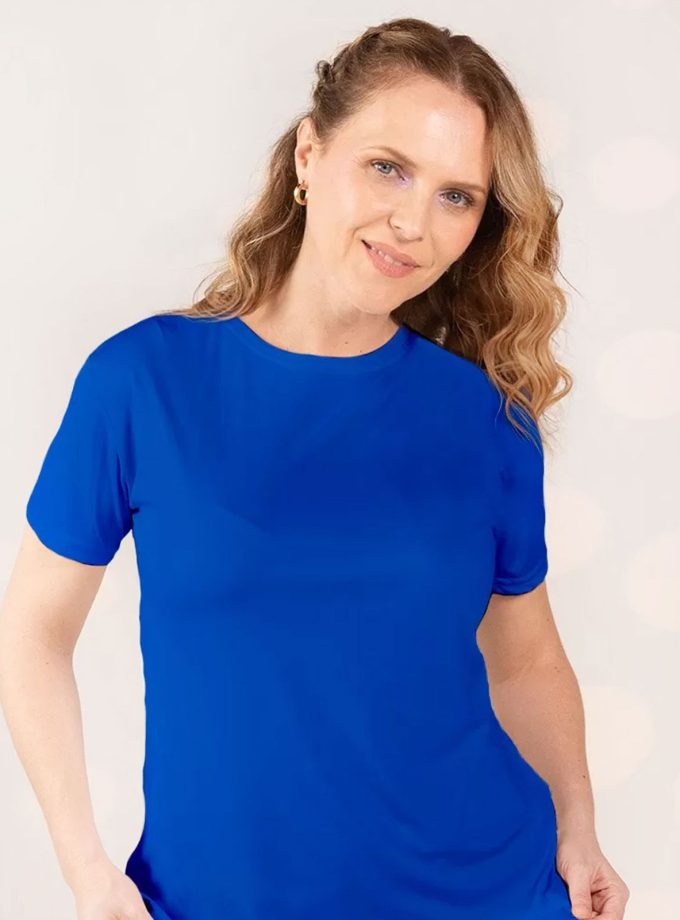 Royal Blue Dry Fit T-Shirt - Gold Victory