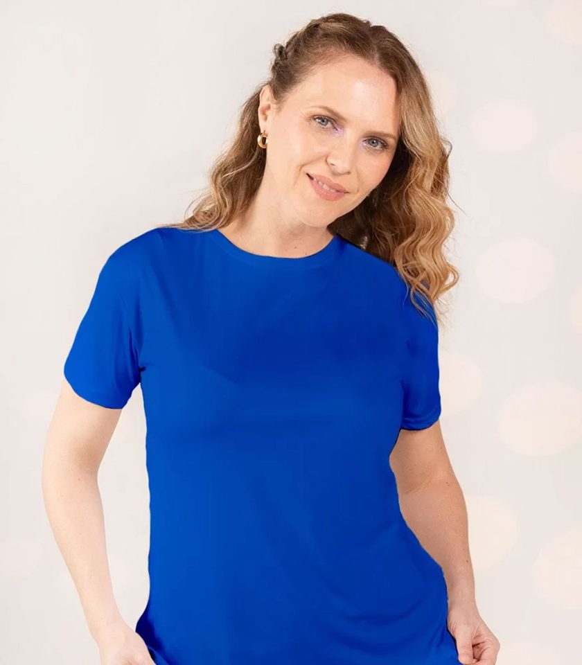 Royal Blue Dry Fit T-Shirt - Gold Victory