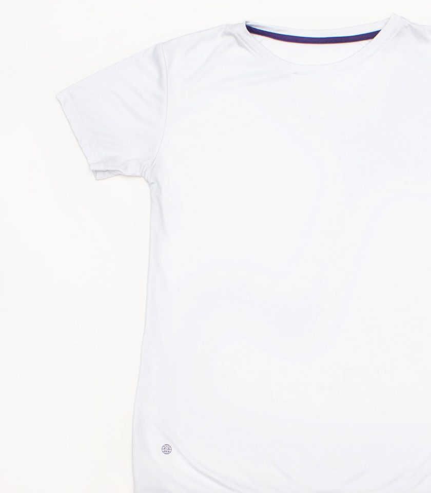 White Dry Fit T-Shirt - Gold Victory - Image 2