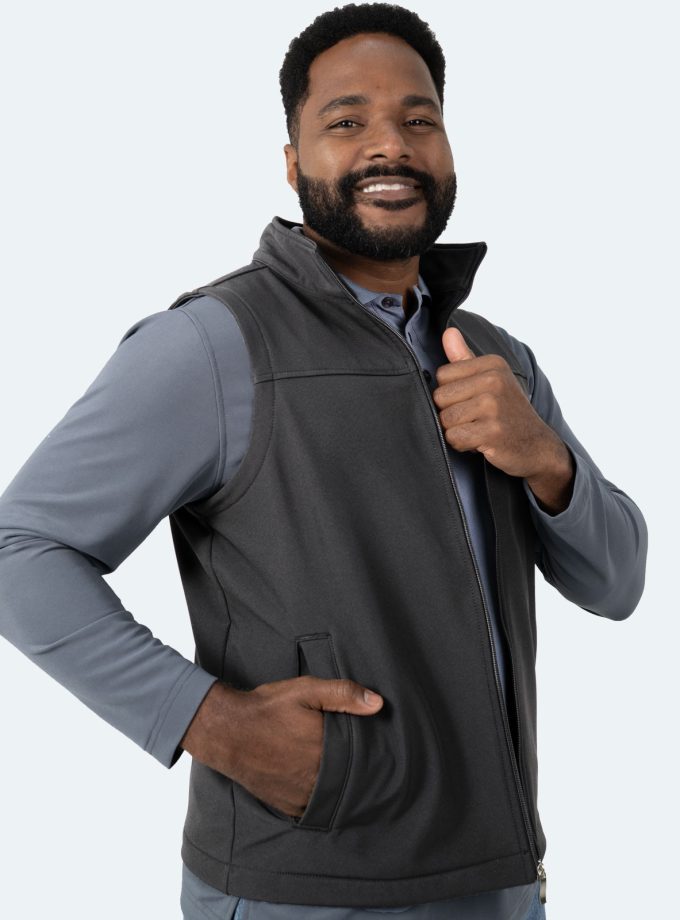 Men’s Gray Waterproof Vest