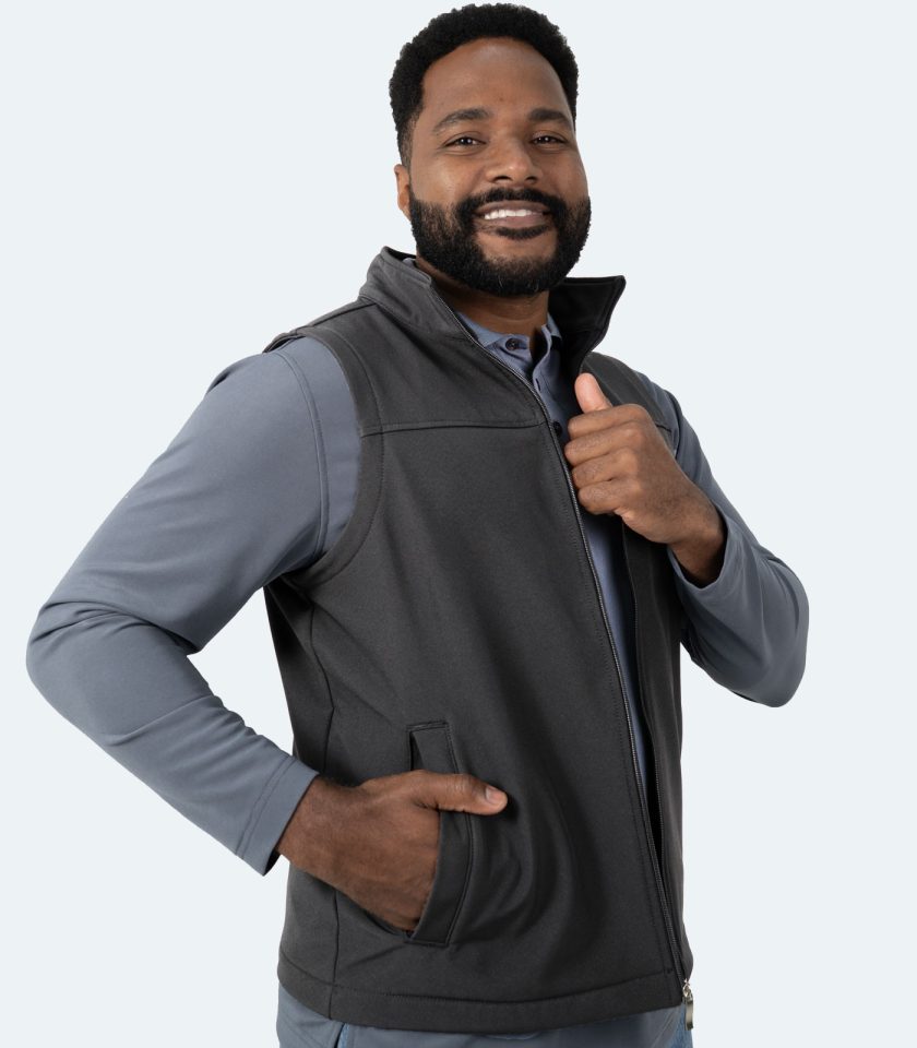 Men’s Gray Waterproof Vest