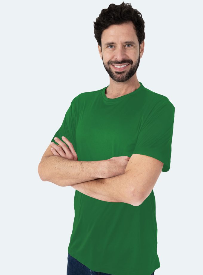 Men’s Green Dry Fit T-Shirt