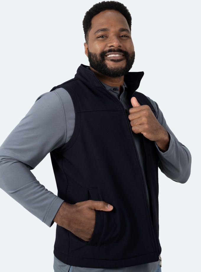 Men’s Navy Blue Waterproof Vest