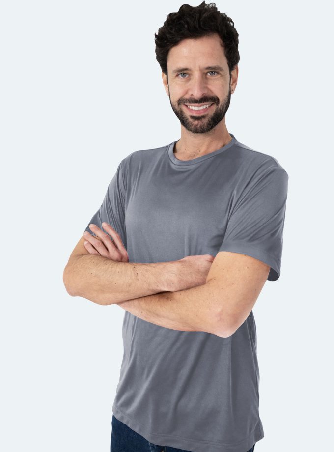 Men’s Gray Dry Fit T-Shirt