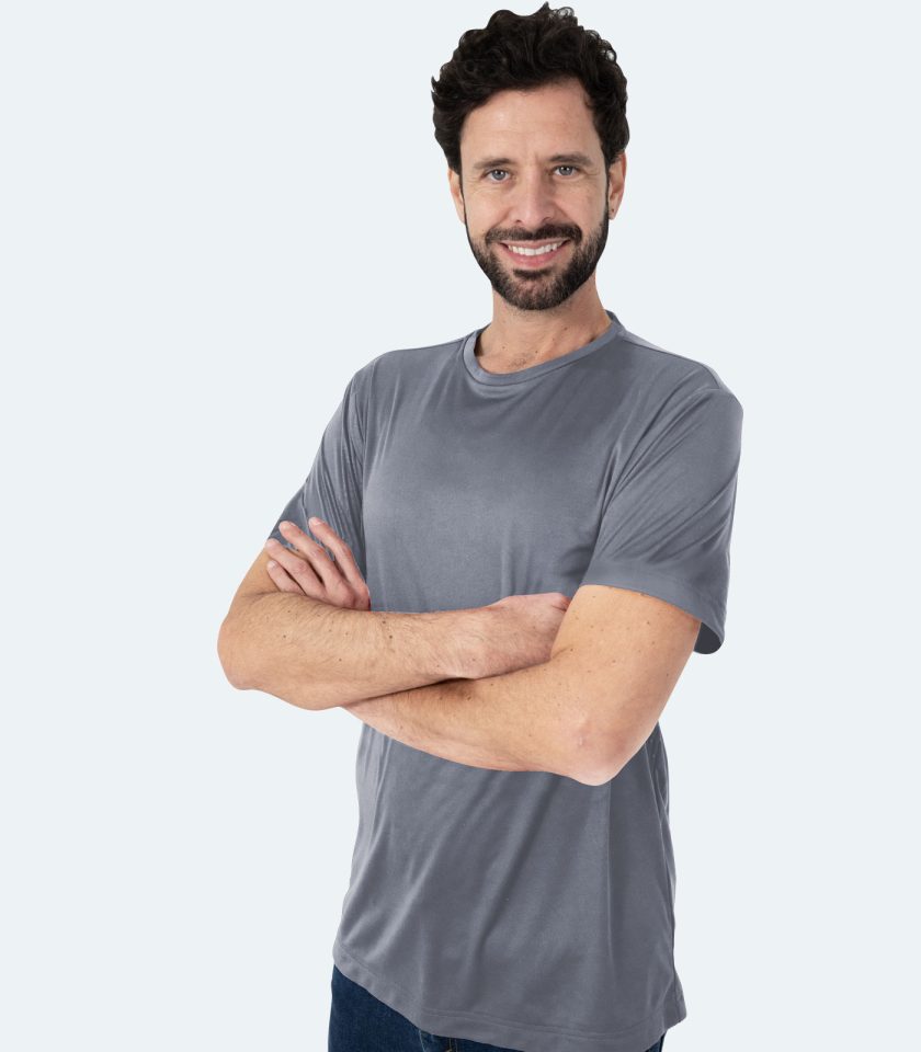 Men’s Gray Dry Fit T-Shirt