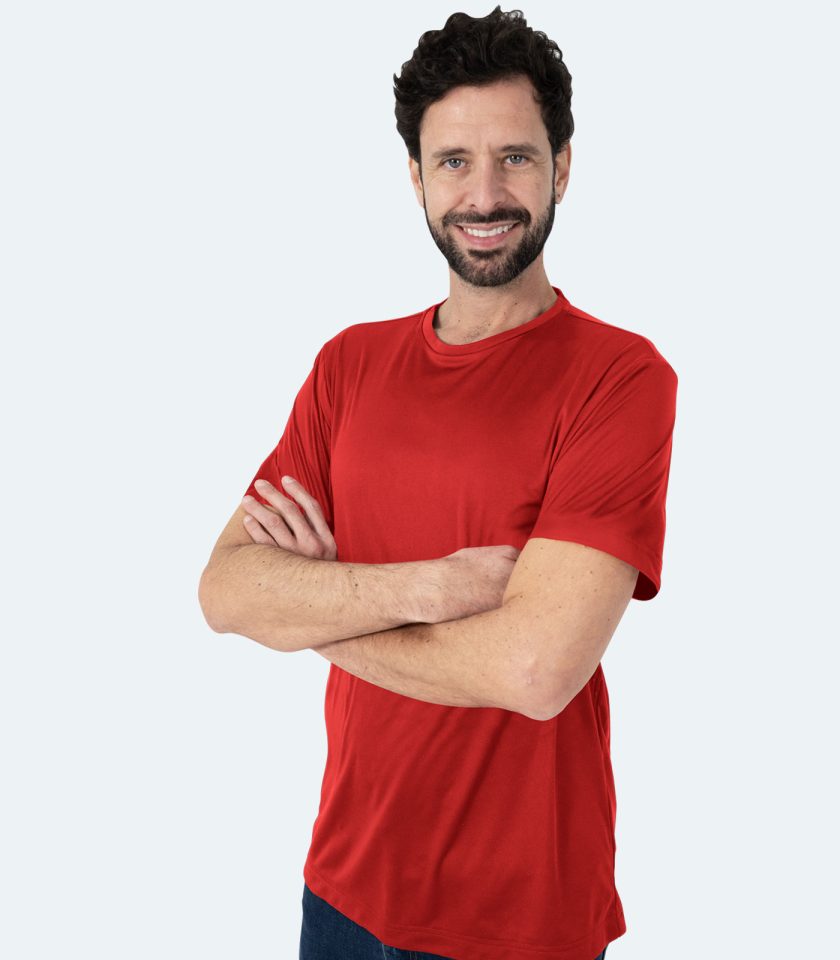 Men’s Red Dry Fit T-Shirt